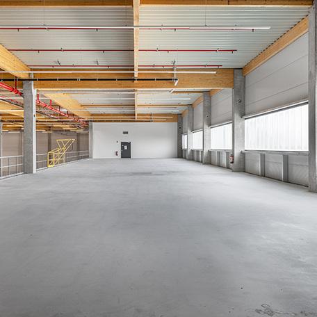 Industrieimmobilie in Emmerich von innen auf zweiten Etage